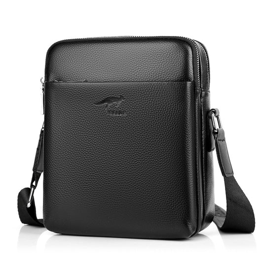 Men's Pretty Vertical Business Document Leather Bags