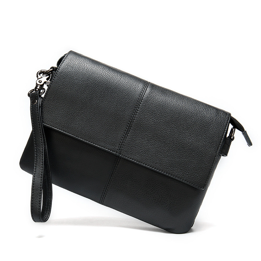 Men's Leather Large Capacity Soft Wrist Vintage Men's Messenger Bags