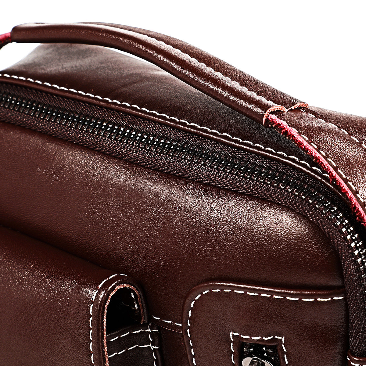 Men's Durable Leather Vertical Portable For Men's Messenger Bags