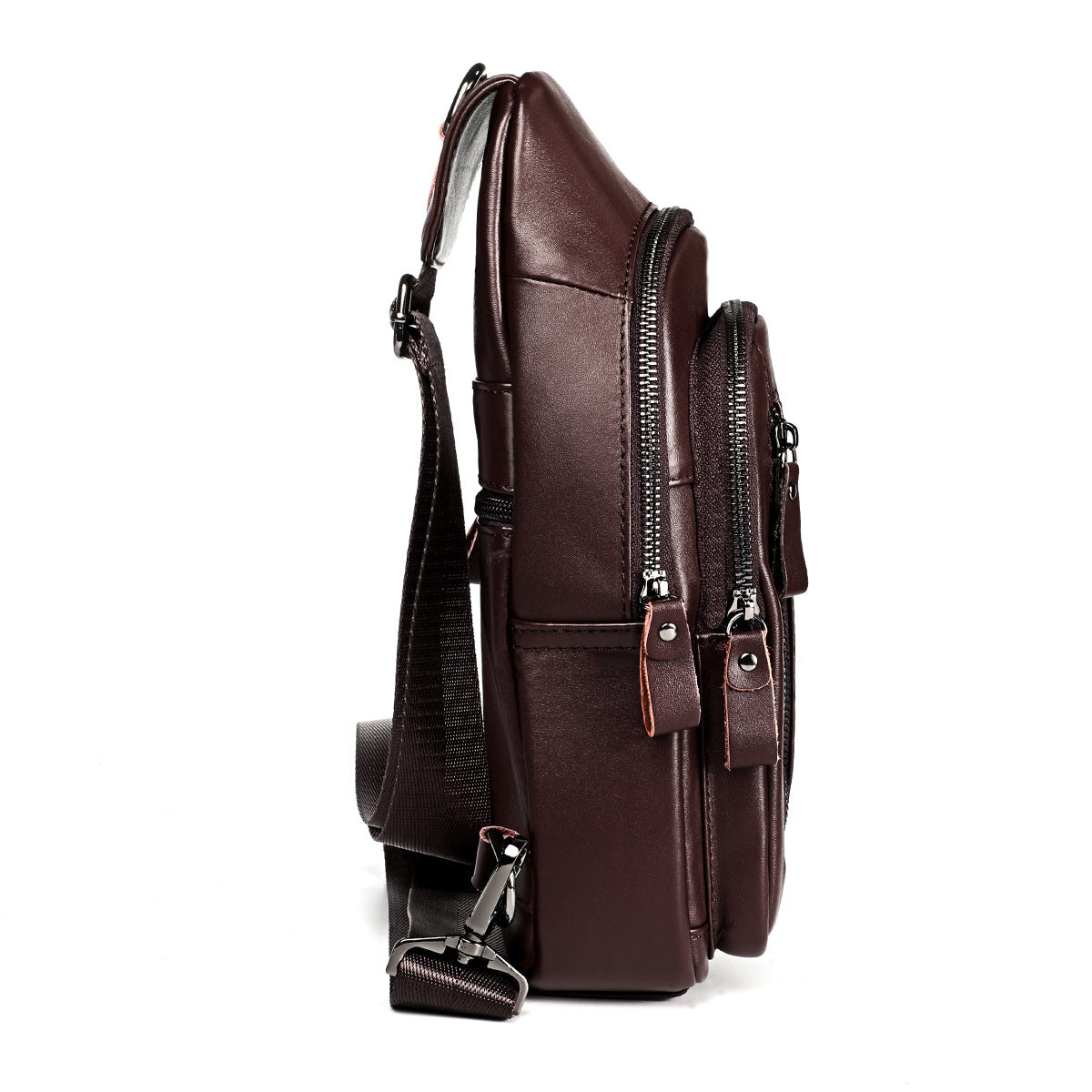 Men's Innovative Stylish Attractive Leather Slanted Men's Chest Bags