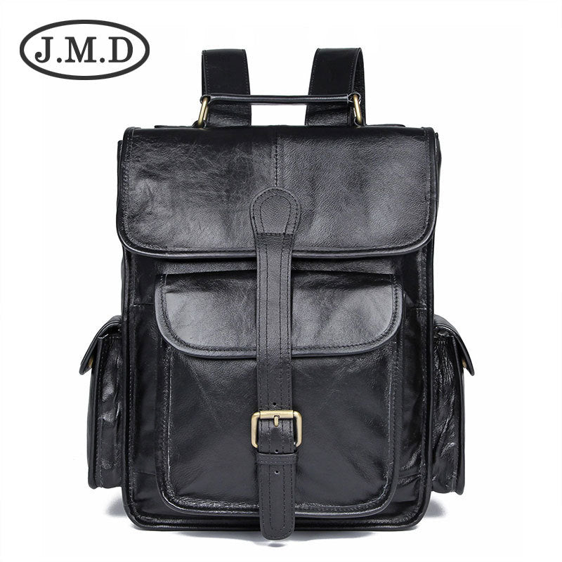 Men's Retro Imported First Layer Cowhide Distressed Style Bags