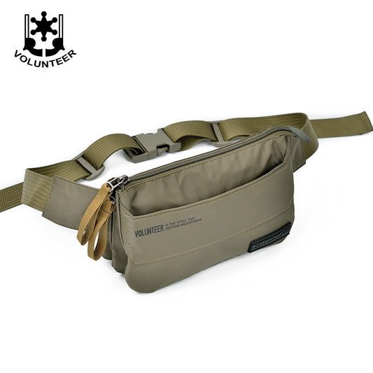 Innovative Men's Trendy Running Pouch Canvas Men's Waist Packs