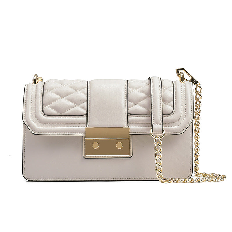 First Layer Leather Fashion Classic Rhombus Crossbody Bags