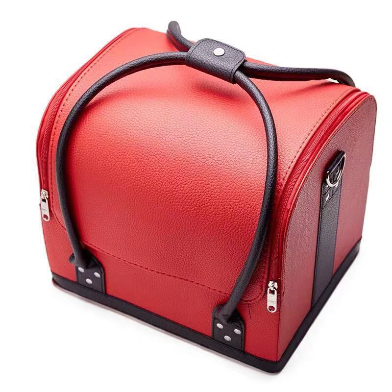Portable Double Open Nail Tattoo Toolbox Cosmetic Cases