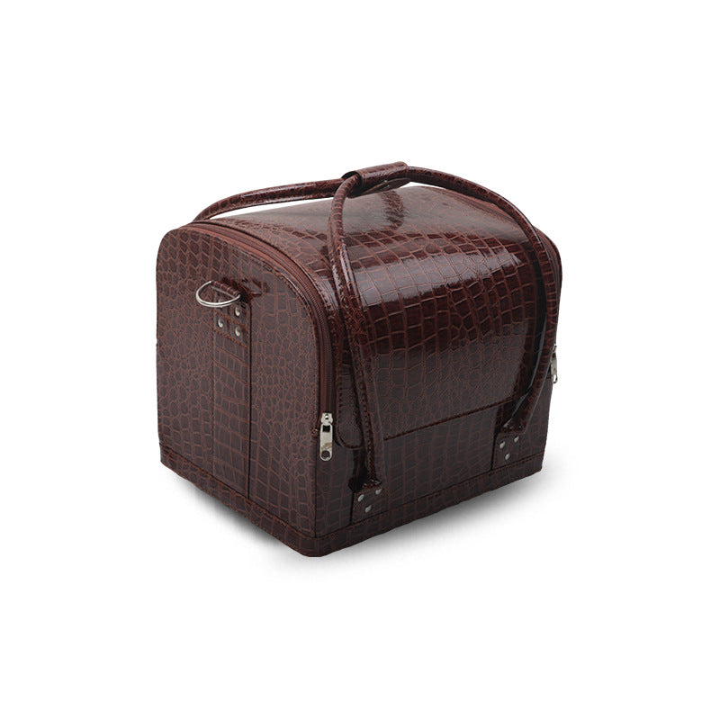 Portable Double Open Nail Tattoo Toolbox Cosmetic Cases