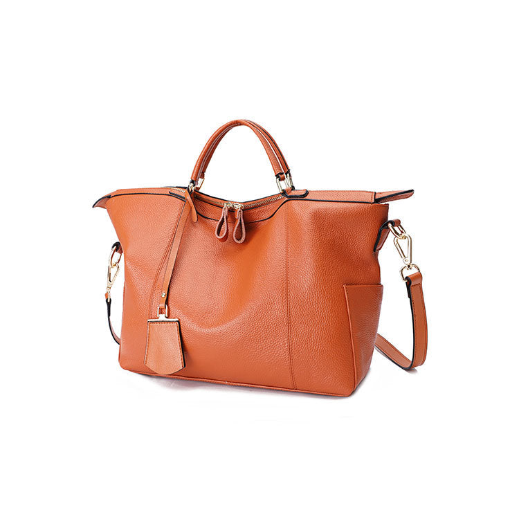 Women's Genuine Leather First Layer Cowhide Large Handbags