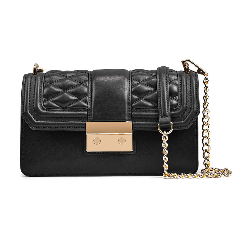 First Layer Leather Fashion Classic Rhombus Crossbody Bags