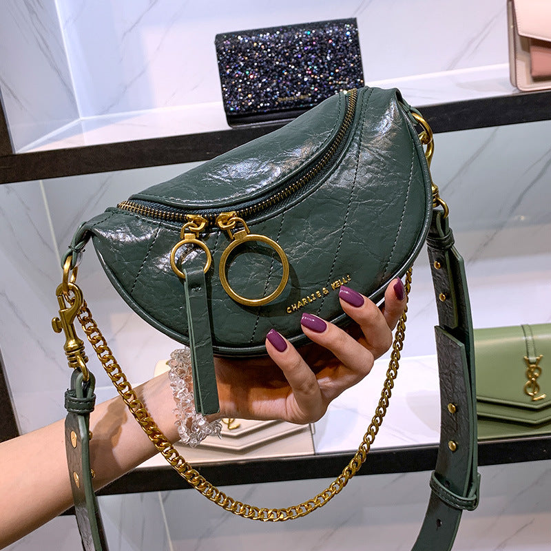 Women's Pleated Versatile Limited Fashionable Stylish Crossbody Bags