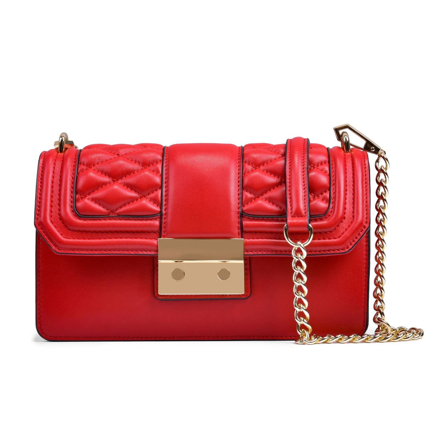 First Layer Leather Fashion Classic Rhombus Crossbody Bags