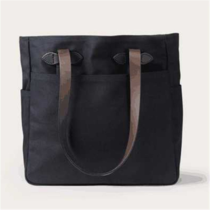 Men's Retro American Portable Waterproof Thick Canvas Men's Shoulder Bags