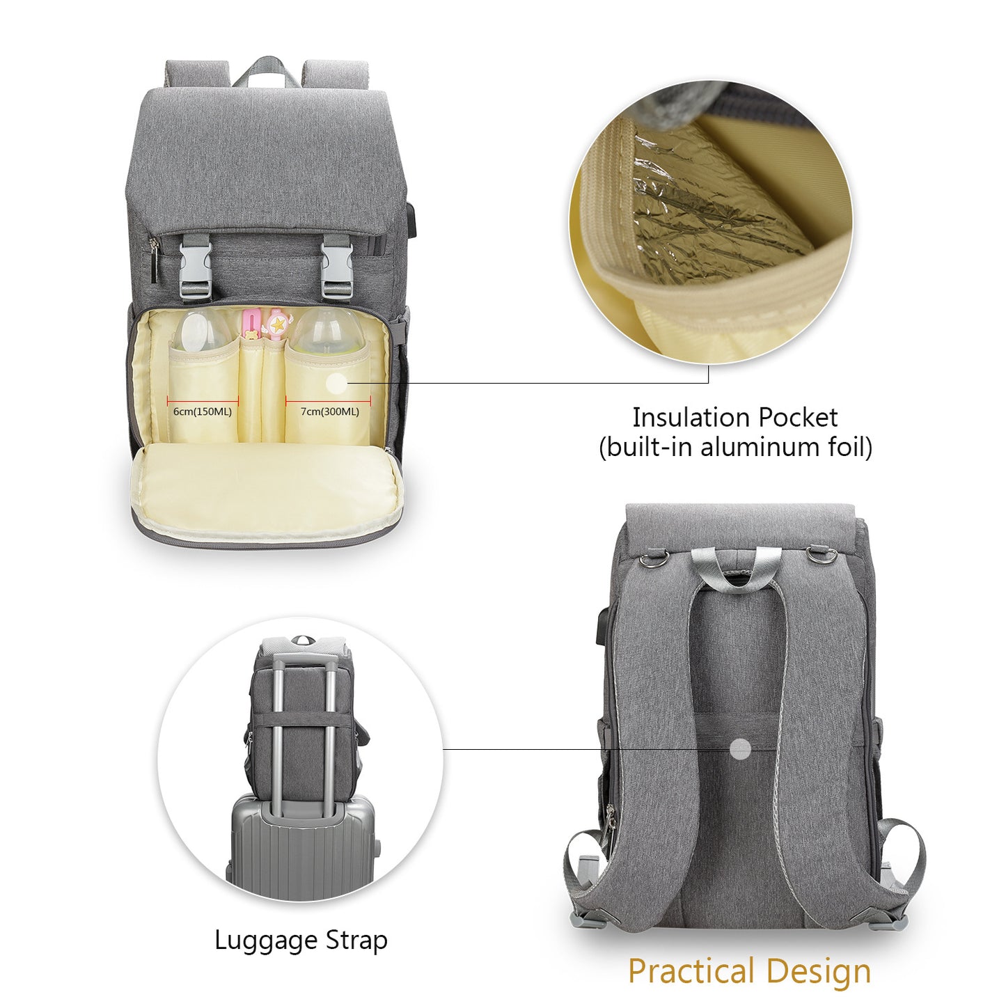 Mummy Large Capacity Female Outing Mother Bags