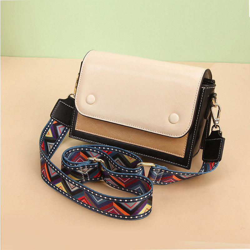 Women's Genuine Leather Made Korean Versatile Fashion Crossbody Bags