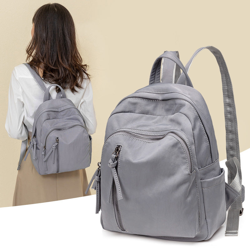 Women's Oxford Cloth Fashionable Korean Style Canvas Backpacks