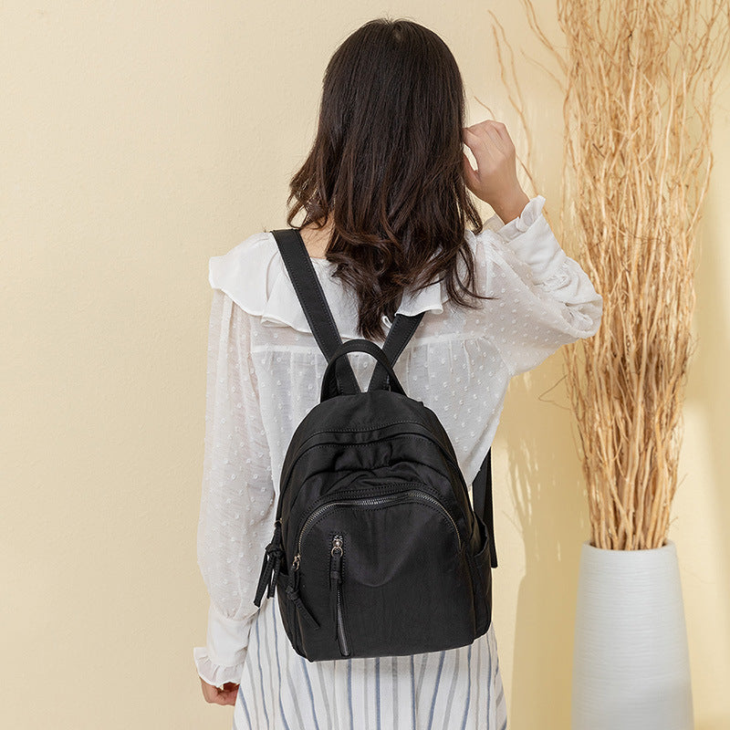 Women's Oxford Cloth Fashionable Korean Style Canvas Backpacks