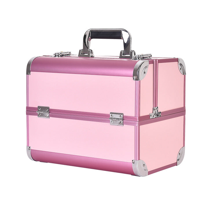 Rose Gold Large Nail Beauty Box Cosmetic Cases