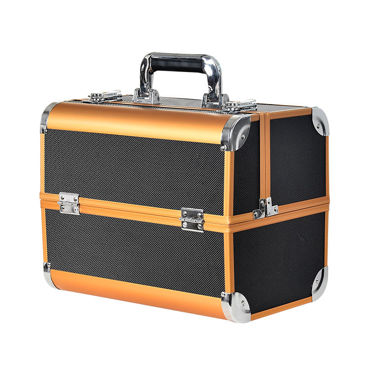 Rose Gold Large Nail Beauty Box Cosmetic Cases