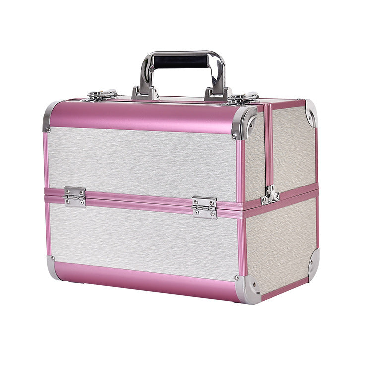 Rose Gold Large Nail Beauty Box Cosmetic Cases