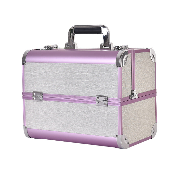 Rose Gold Large Nail Beauty Box Cosmetic Cases