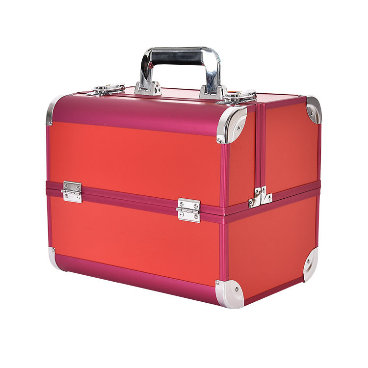 Rose Gold Large Nail Beauty Box Cosmetic Cases