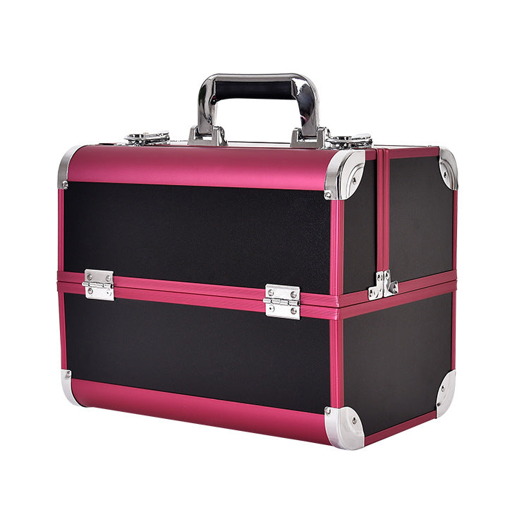 Rose Gold Large Nail Beauty Box Cosmetic Cases