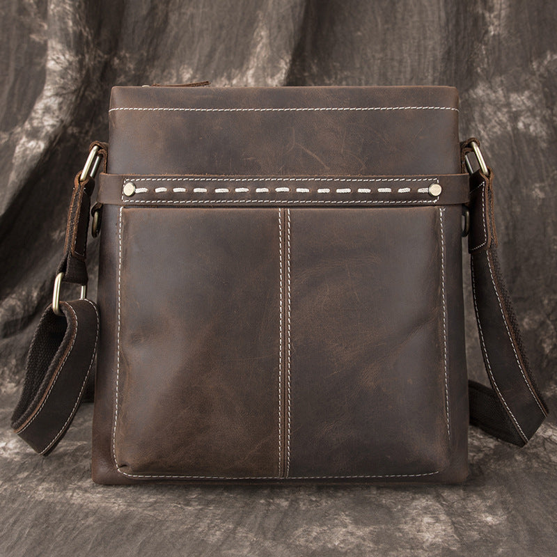 Men's Genuine Leather First Layer Cowhide Business Korean Men's Shoulder Bags