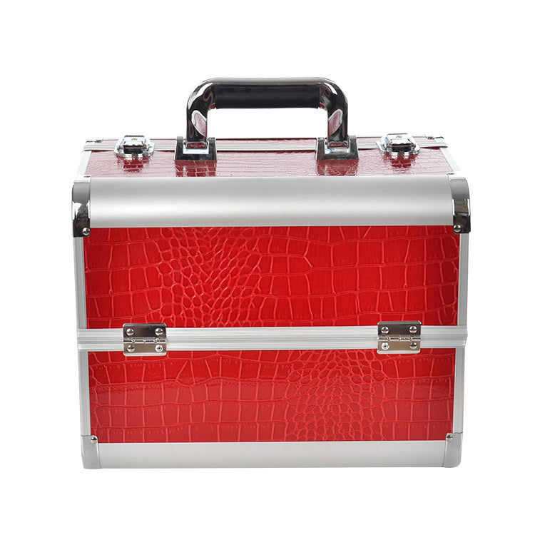 Rose Gold Large Nail Beauty Box Cosmetic Cases