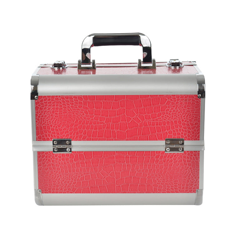 Rose Gold Large Nail Beauty Box Cosmetic Cases