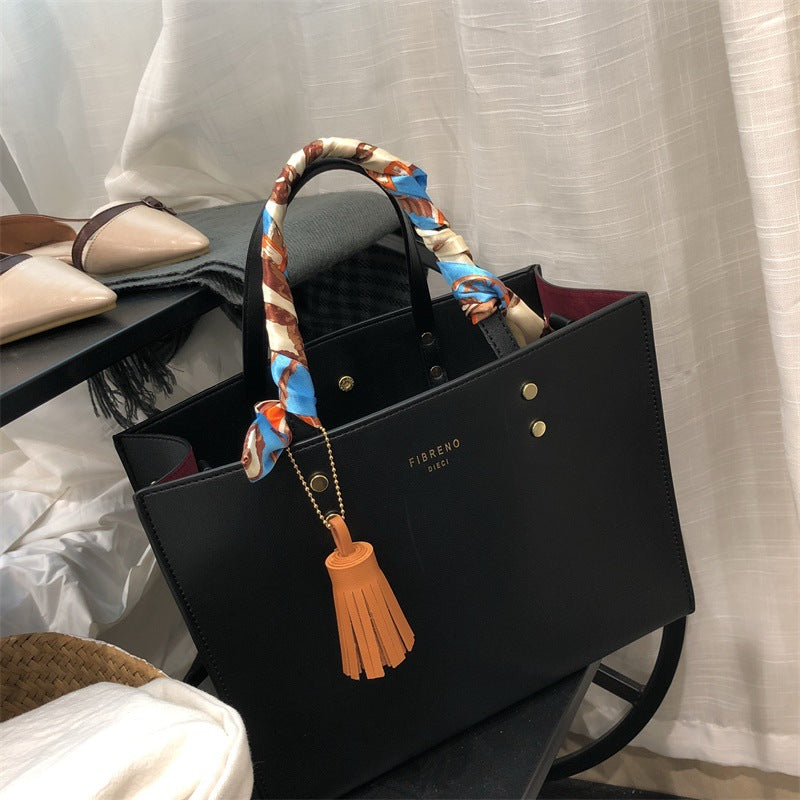 Fashion Simple Big Intellectual Lady's One Handbags