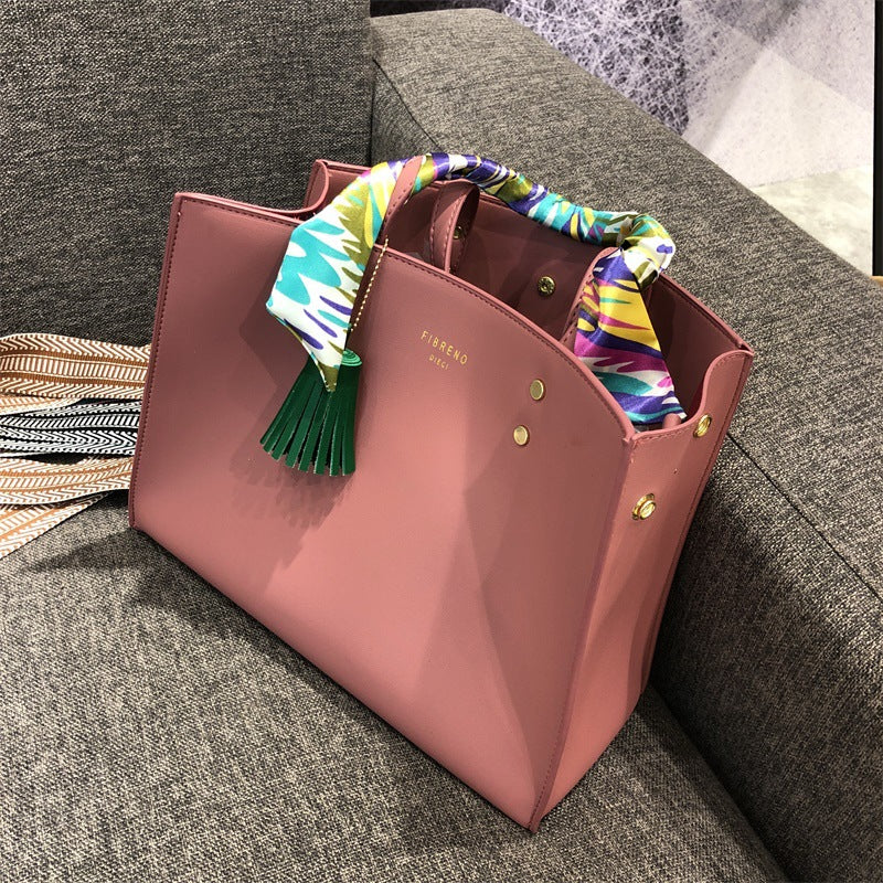 Fashion Simple Big Intellectual Lady's One Handbags