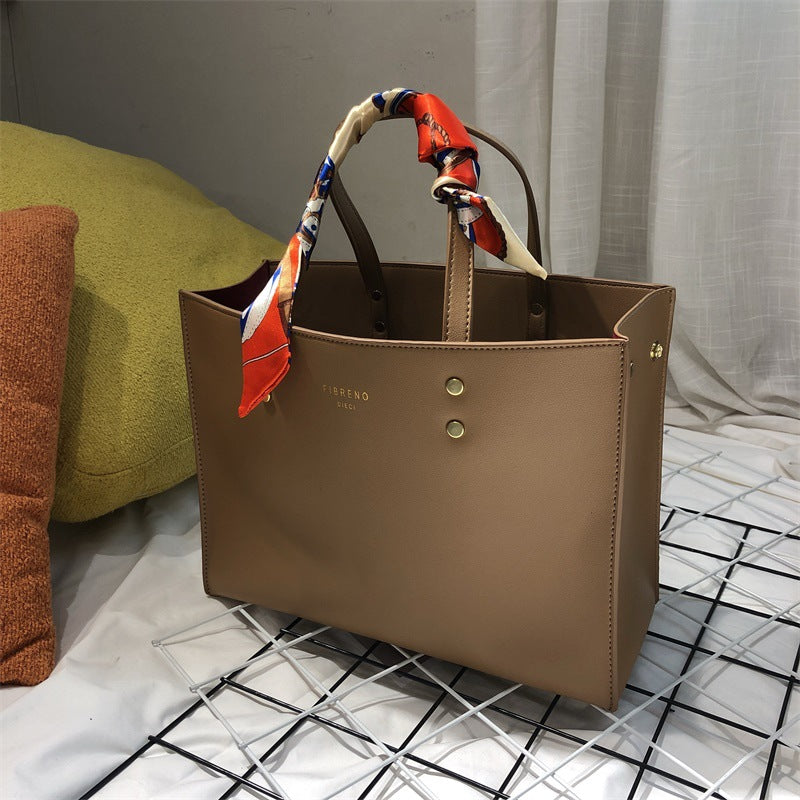 Fashion Simple Big Intellectual Lady's One Handbags