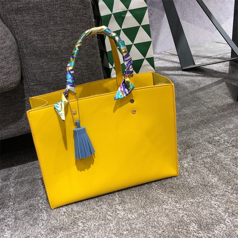 Fashion Simple Big Intellectual Lady's One Handbags