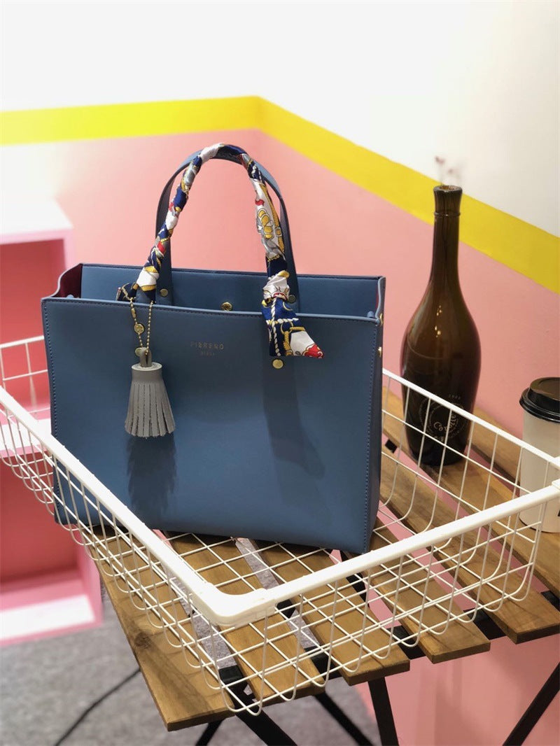 Fashion Simple Big Intellectual Lady's One Handbags