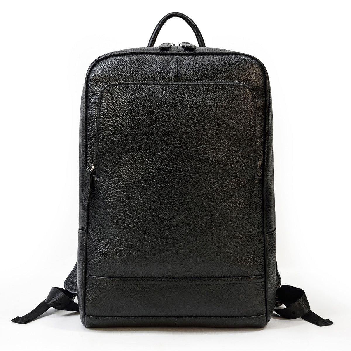 Elegant Men's Fashion Leather Cowhide Commuter Backpacks