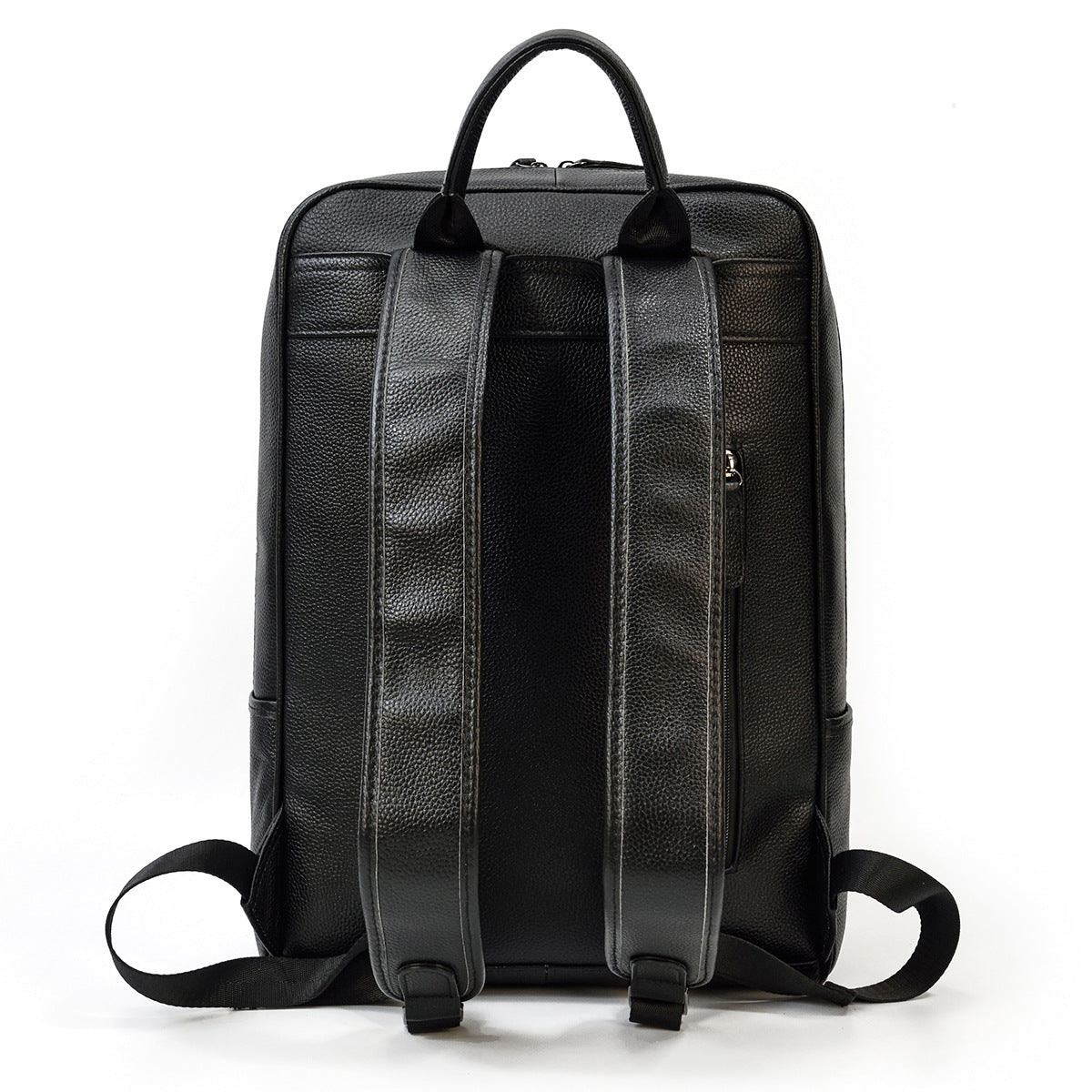 Elegant Men's Fashion Leather Cowhide Commuter Backpacks