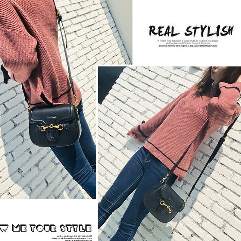 Women's Trendy Durable Retro Strap Saddle Crossbody Bags