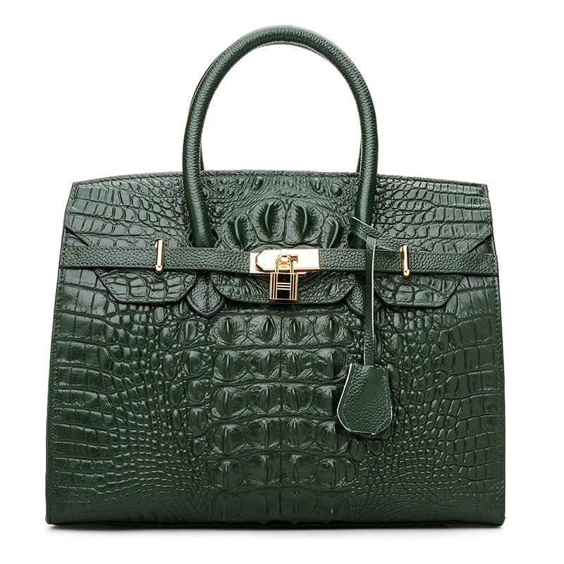 Women's Genuine Leather Large Capacity First Layer Handbags
