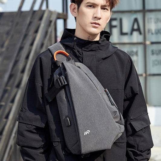 Men's Glamorous Korean Multifunctional Fashion Rand Men's Chest Bags