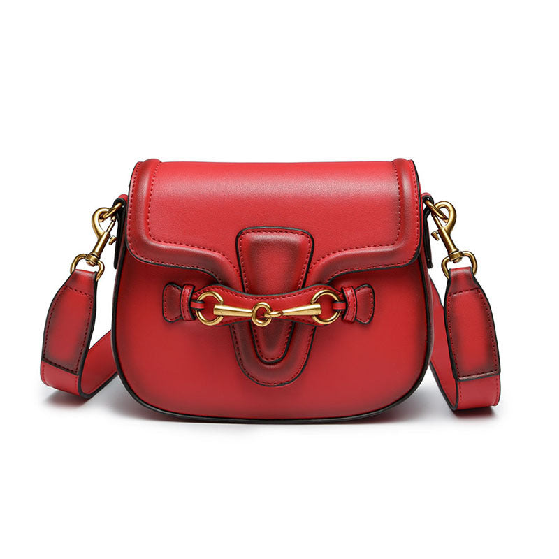 Women's Trendy Durable Retro Strap Saddle Crossbody Bags