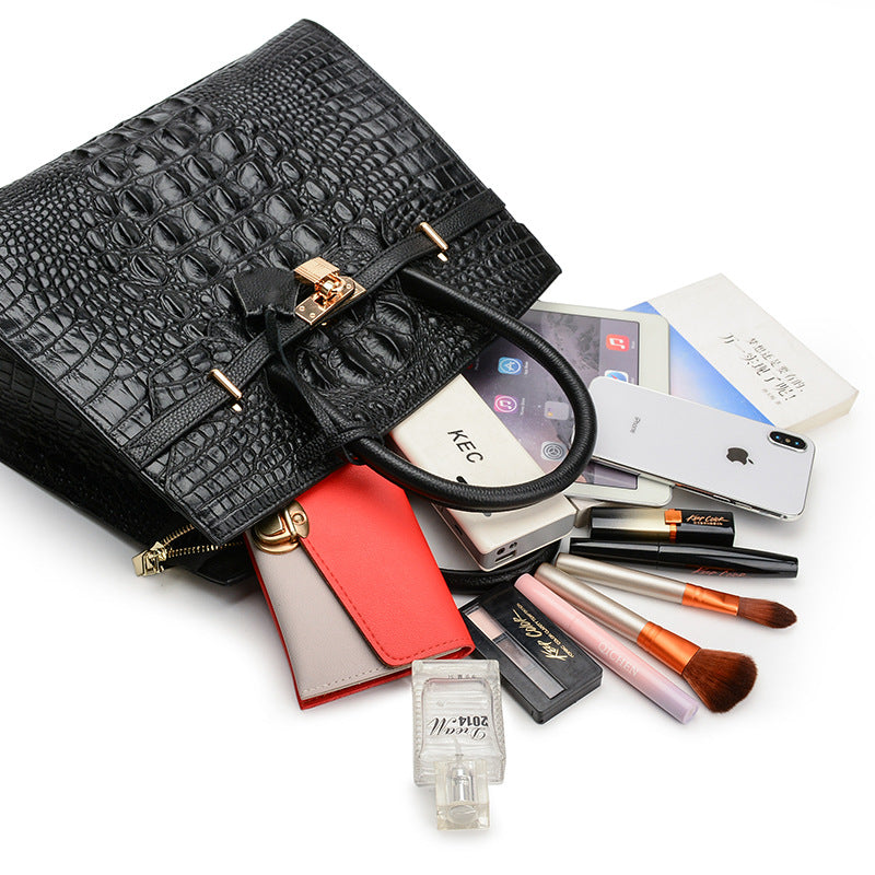 Women's Genuine Leather Large Capacity First Layer Handbags