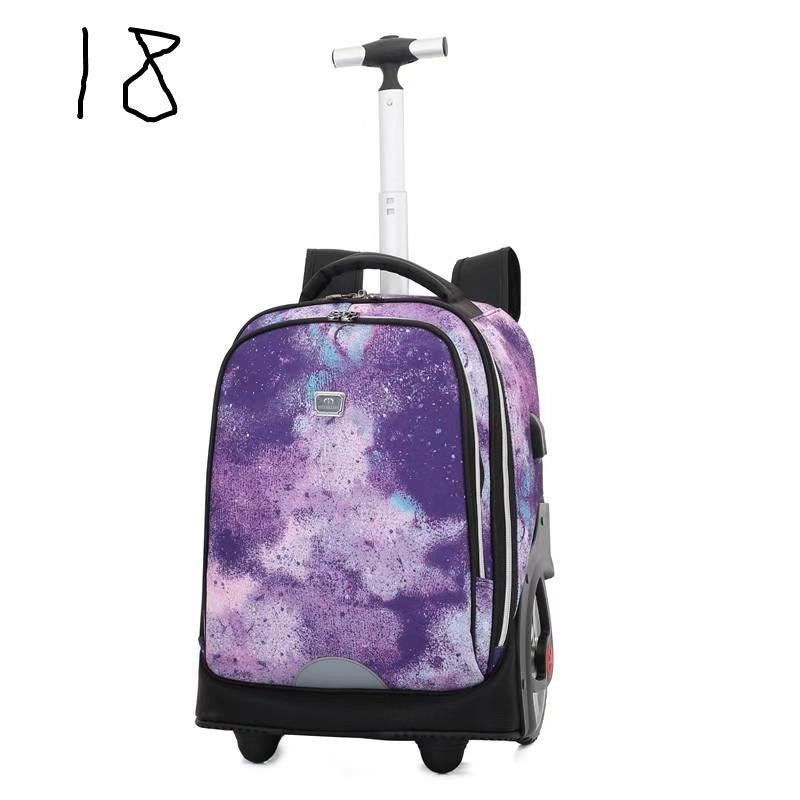Korean Style Flow Printed Large Capacity Travel Bags