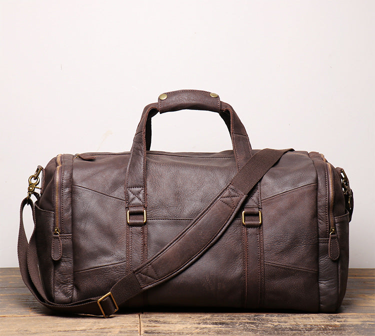 Women's & Men's & Vintage Genuine Leather Matte Large Handbags