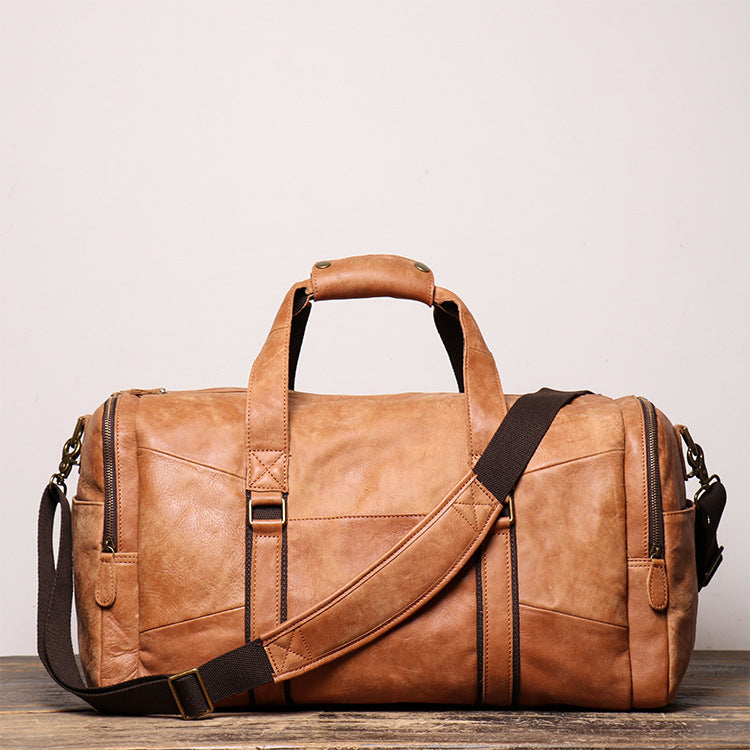 Women's & Men's & Vintage Genuine Leather Matte Large Handbags