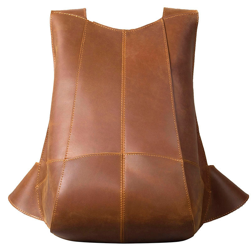 Women's & Men's & Personalized Crazy Horse Leather Genuine Backpacks
