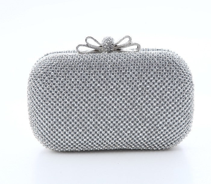 Women's Butterfly Rhinestone Mini Chain Banquet Clutch Handbags