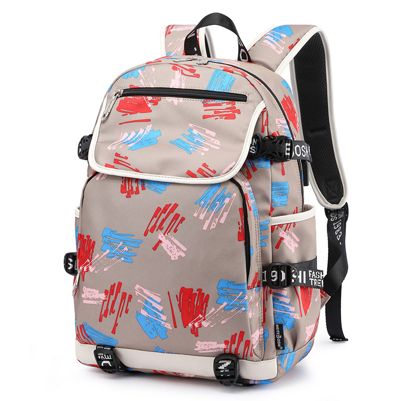 Business Computer Printing Large Capacity Green Backpacks
