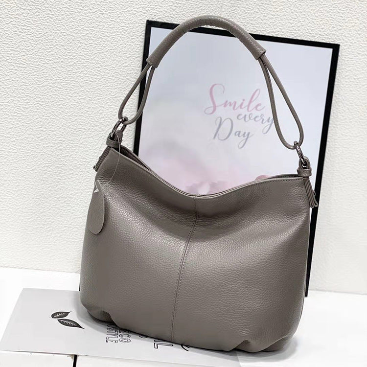 Women's Genuine Leather Light Luxury Fashion First Layer Shoulder Bags
