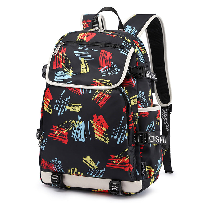 Business Computer Printing Large Capacity Green Backpacks