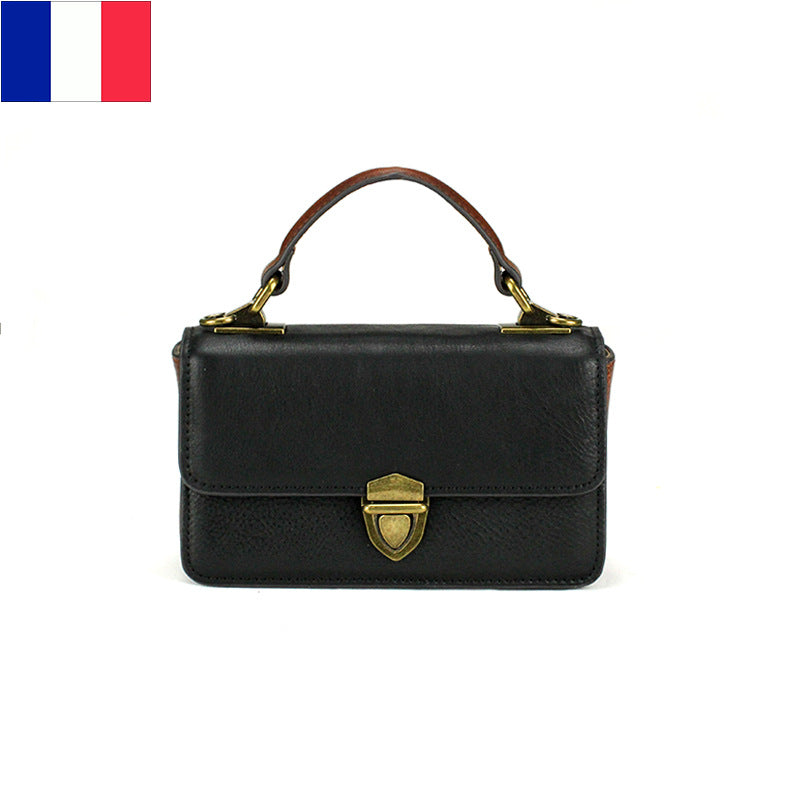 Women's Classy French Genuine Leather Fashion Shoulder Bags