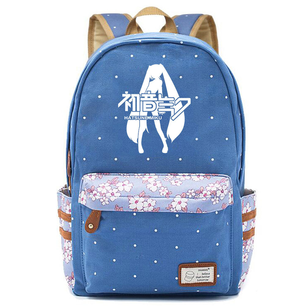 Popular Elegant Fashion Virtual Music Printing Middle School Students' Schoolbags
