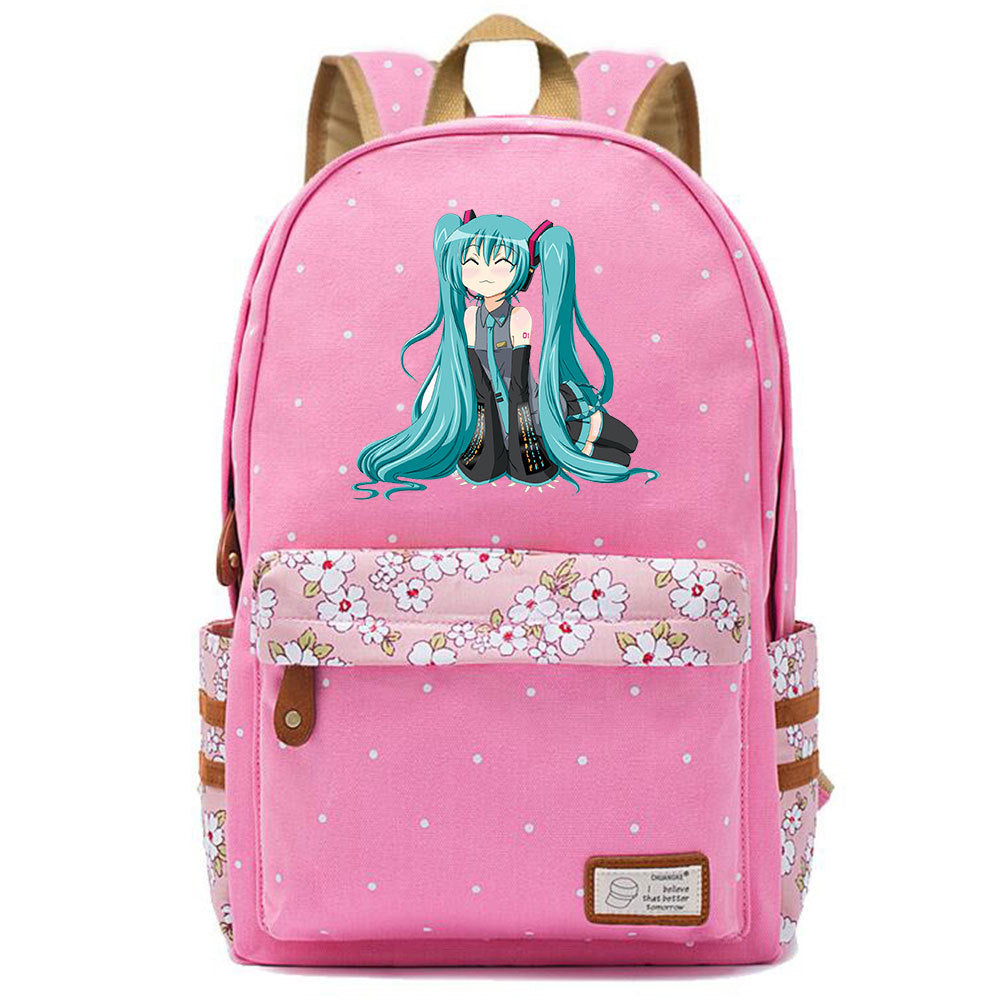 Popular Elegant Fashion Virtual Music Printing Middle School Students' Schoolbags